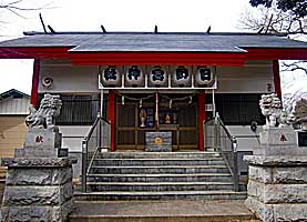 武蔵日野宮神社拝殿近景