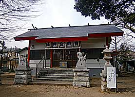 武蔵日野宮神社拝殿左より