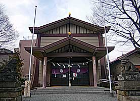 日野八坂神社社殿正面
