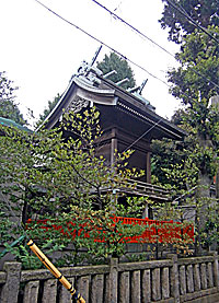 久富稲荷神社拝殿左背面