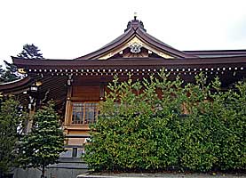本町田菅原神社拝殿左側面