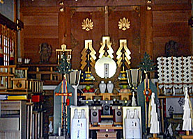 今熊神社遥拝殿内部