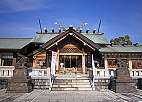 石濱神社拝殿正面
