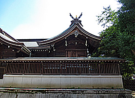 磐井神社本殿左側面