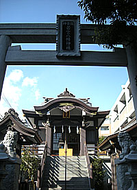 神楽坂若宮八幡神社拝殿