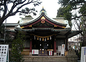 蒲田八幡神社拝殿正面