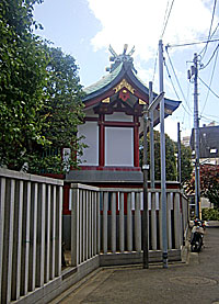 蒲田北野神社本殿左側面