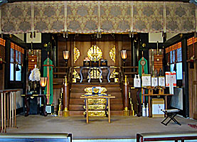 亀有香取神社拝殿内部