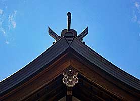 亀戸香取神社本殿千木