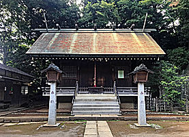 上野毛稲荷神社拝殿正面
