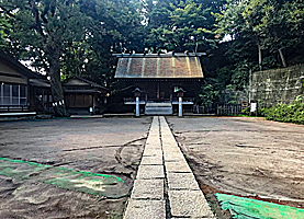 上野毛稲荷神社参道