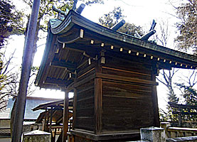 上田端八幡神社本殿左背面