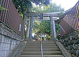 上高田氷川神社石段
