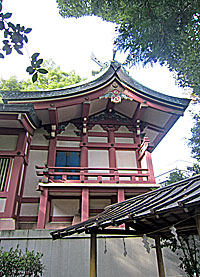 葛西神社本殿左側面