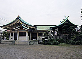 紀州神社社殿側面全景