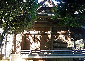 田柄北野八幡神社拝殿右側面