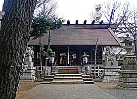 高円寺氷川神社拝殿遠景