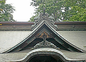 小金井神社拝殿破風