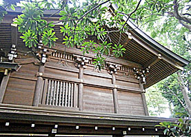 小金井神社本殿左側面