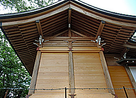 高ヶ坂熊野神社本殿右側面
