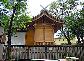 高ヶ坂熊野神社本殿左側面