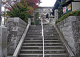 恋ヶ窪熊野神社石段