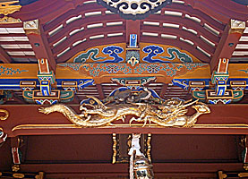 金王八幡宮拝殿彫刻