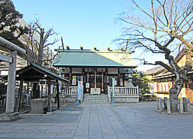 小菅神社拝殿遠景