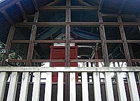 熊川神社本殿右側面