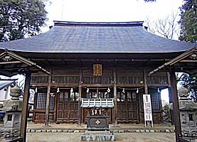 熊川神社拝殿近景正面