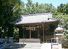 前野東熊野神社拝殿左より