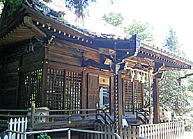 前野東熊野神社拝殿向拝右より