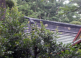 間々井香取神社拝殿屋根