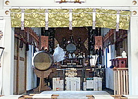 上目黒氷川神社拝殿内部