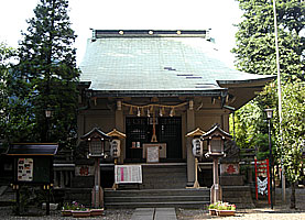 上目黒氷川神社拝殿