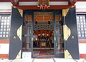 南沢氷川神社拝所