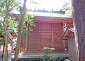 武蔵阿蘇神社本殿背面
