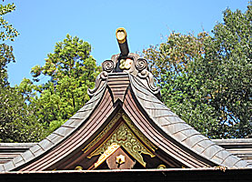 武蔵阿蘇神社拝殿破風