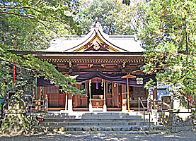 武蔵阿蘇神社拝殿正面