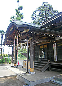 武蔵野神社拝殿向拝左より