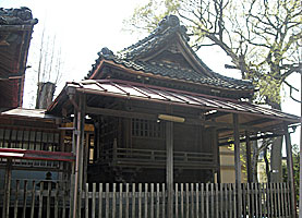 六月八幡神社本殿左側面
