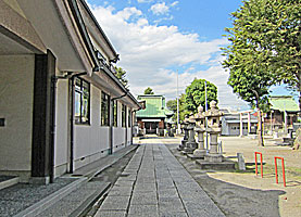 長島香取神社参道