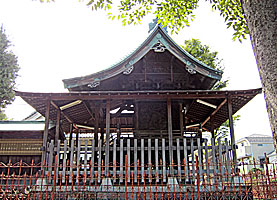 長島香取神社本殿左側面