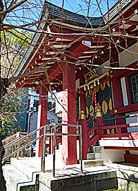 葛飾中原八幡神社拝殿向拝左側面