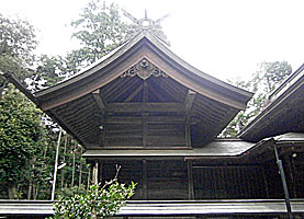 奈良橋八幡神社本殿右側面