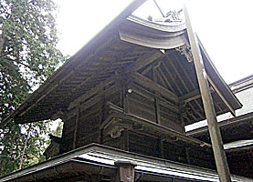 奈良橋八幡神社本殿右背面