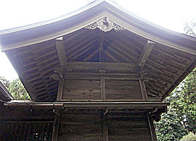 奈良橋八幡神社本殿左側面