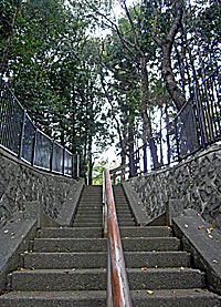 奈良橋八幡神社石段