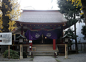 日本橋摂社日枝神社拝殿