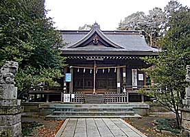 武蔵國二宮神社拝殿正面